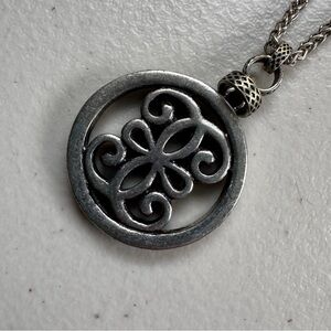 Elegant Silver Pendant Necklace